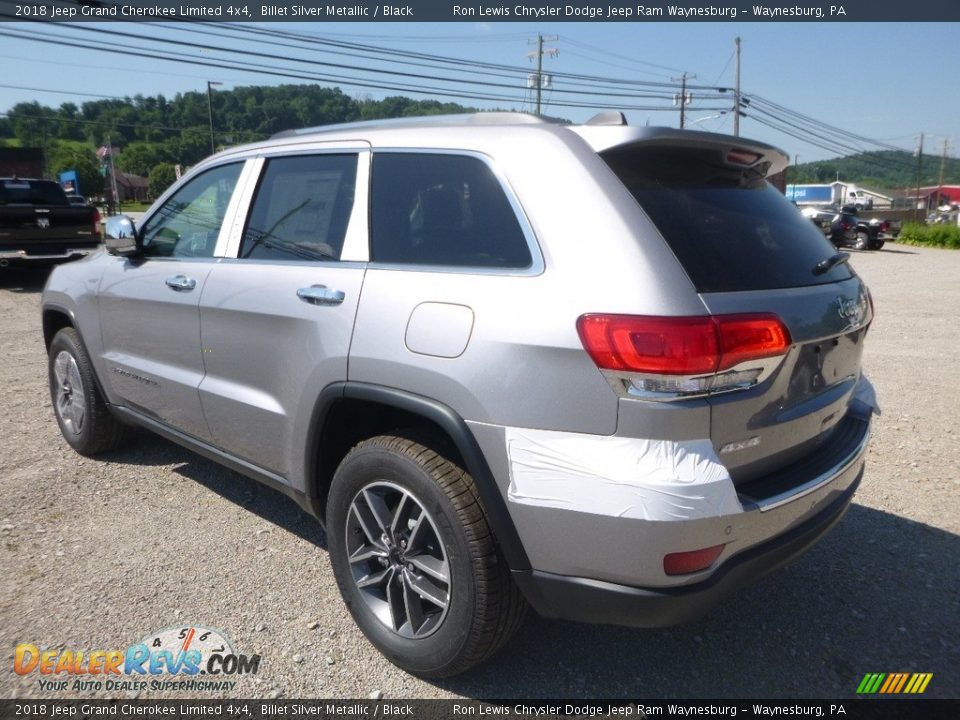 2018 Jeep Grand Cherokee Limited 4x4 Billet Silver Metallic / Black Photo #3