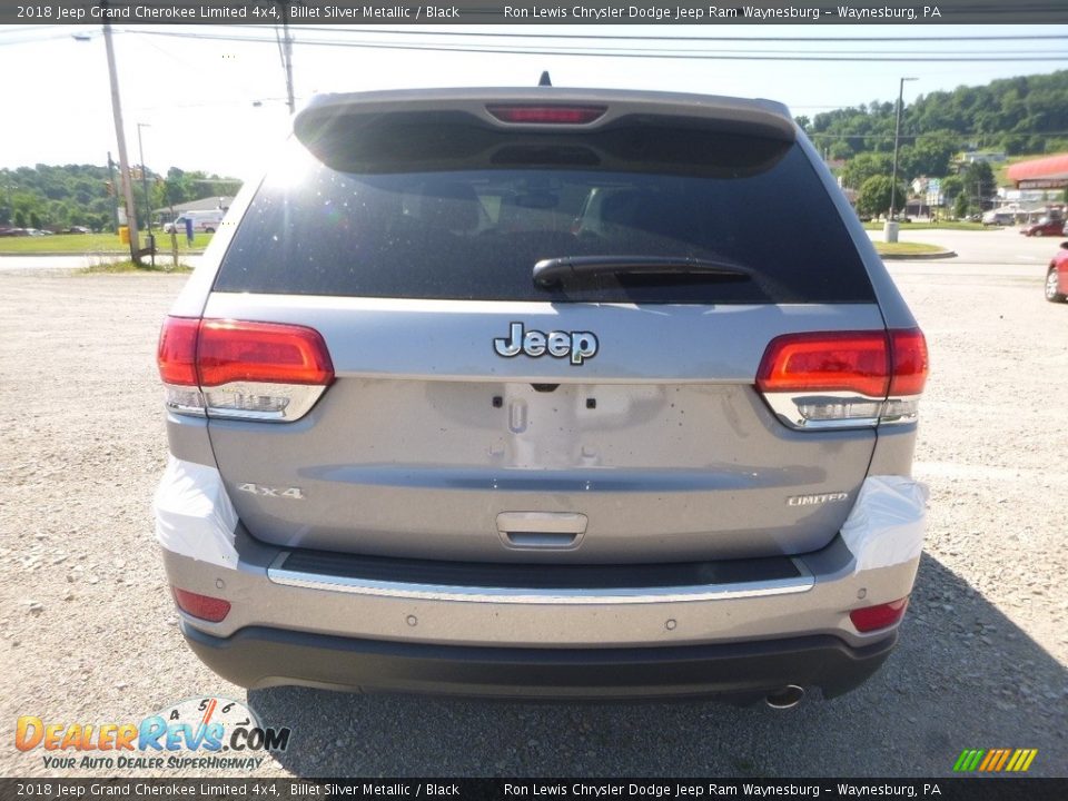 2018 Jeep Grand Cherokee Limited 4x4 Billet Silver Metallic / Black Photo #4