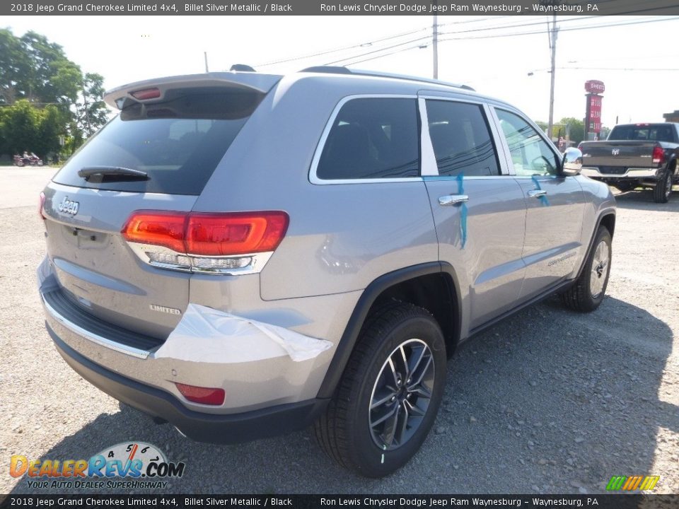 2018 Jeep Grand Cherokee Limited 4x4 Billet Silver Metallic / Black Photo #5