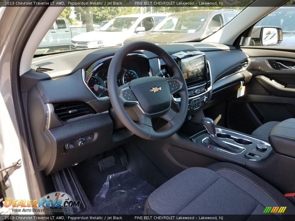 Jet Black Interior - 2019 Chevrolet Traverse LT AWD Photo #7