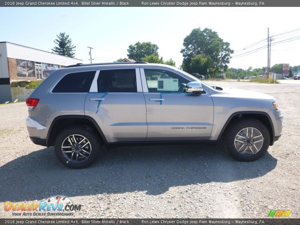 2018 Jeep Grand Cherokee Limited 4x4 Billet Silver Metallic / Black Photo #6