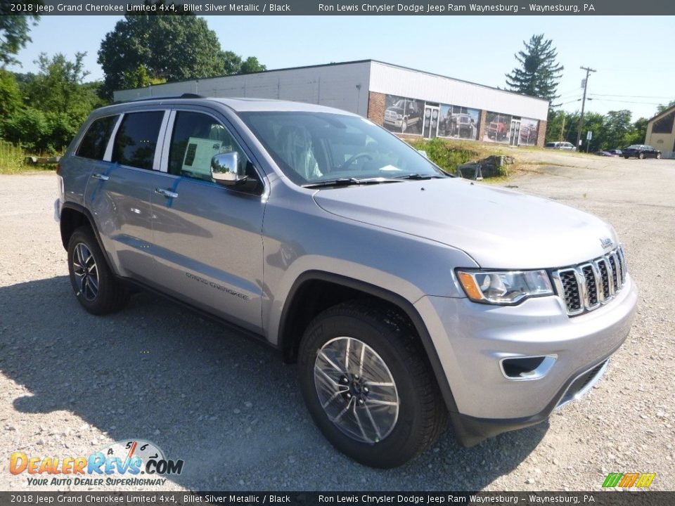 2018 Jeep Grand Cherokee Limited 4x4 Billet Silver Metallic / Black Photo #7