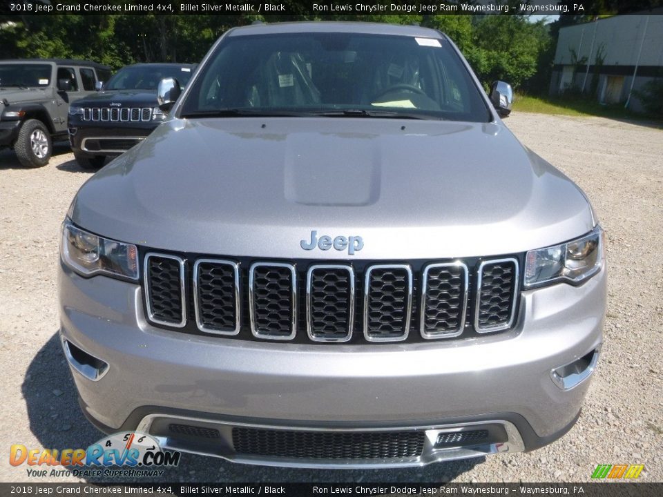 2018 Jeep Grand Cherokee Limited 4x4 Billet Silver Metallic / Black Photo #8