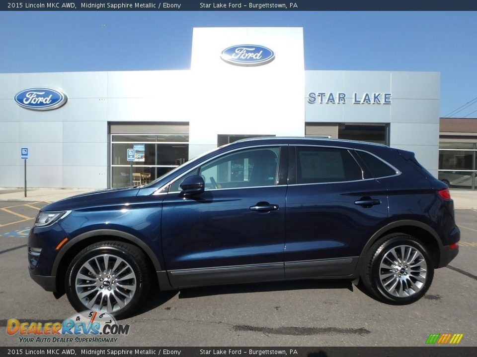 2015 Lincoln MKC AWD Midnight Sapphire Metallic / Ebony Photo #1