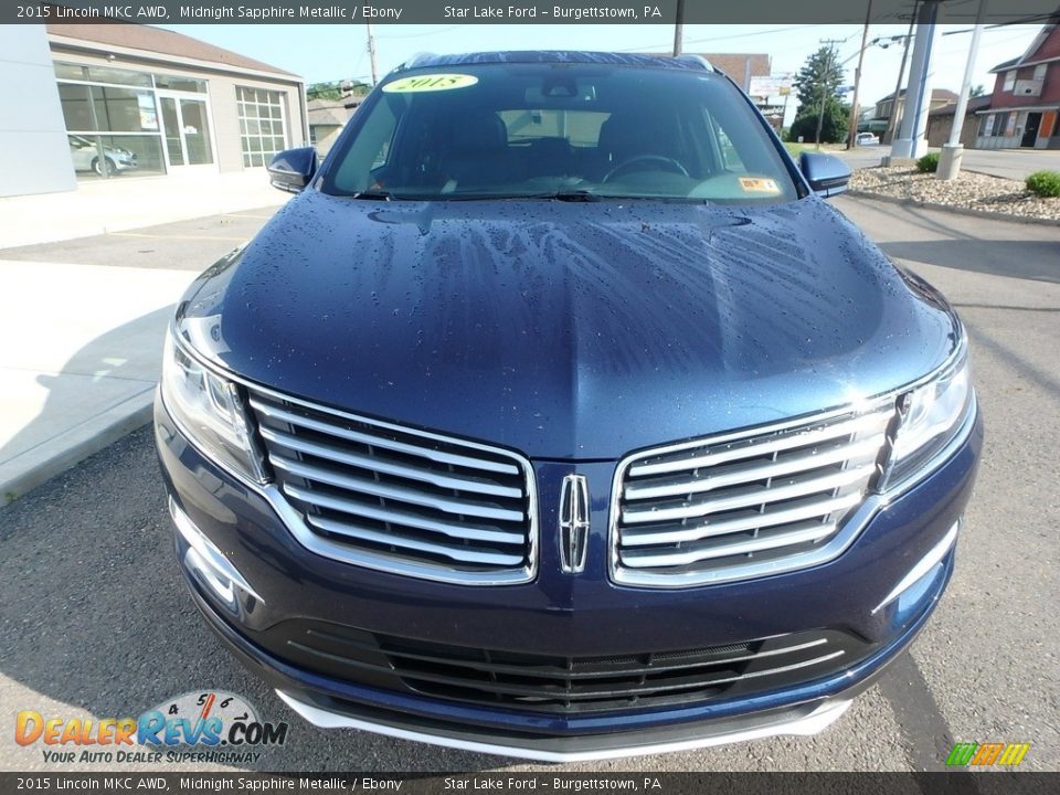 2015 Lincoln MKC AWD Midnight Sapphire Metallic / Ebony Photo #2