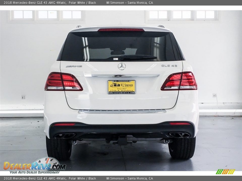2018 Mercedes-Benz GLE 43 AMG 4Matic Polar White / Black Photo #4