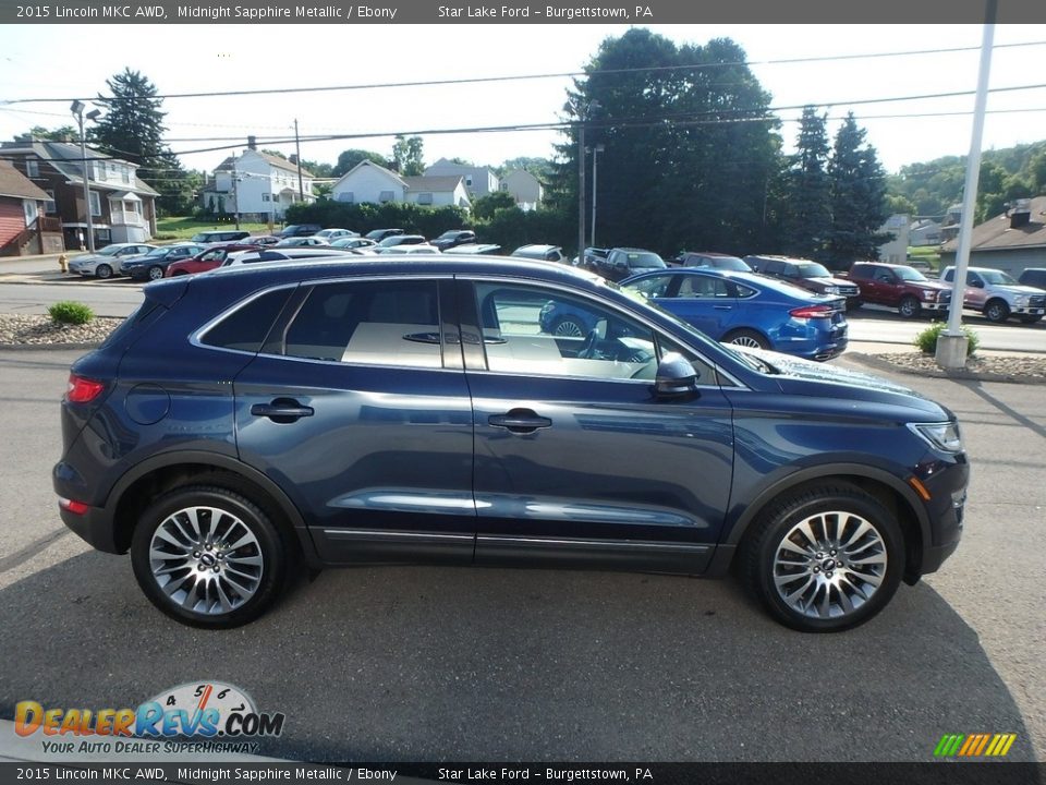 2015 Lincoln MKC AWD Midnight Sapphire Metallic / Ebony Photo #4
