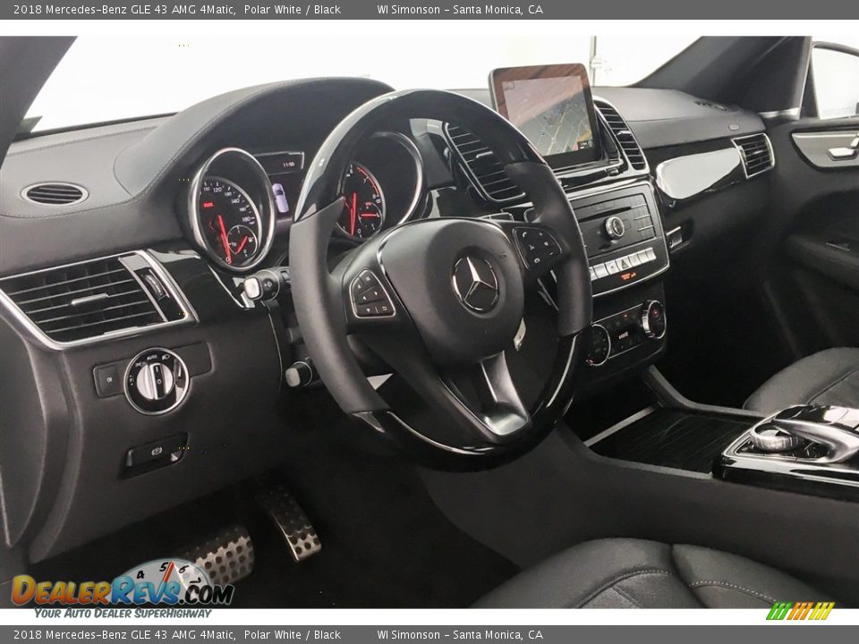 2018 Mercedes-Benz GLE 43 AMG 4Matic Polar White / Black Photo #5