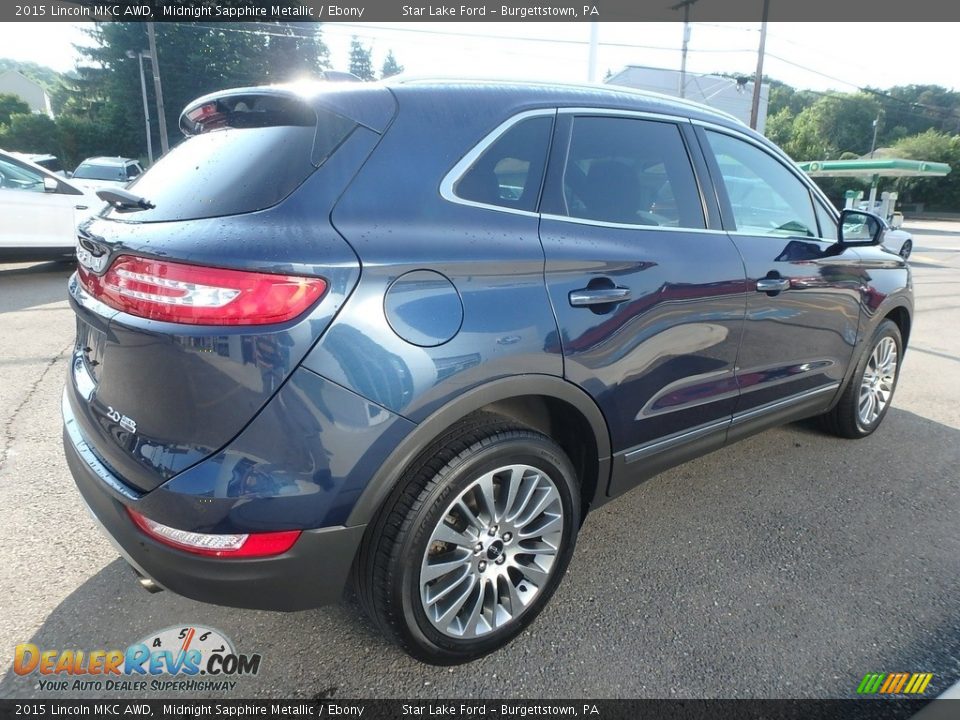 2015 Lincoln MKC AWD Midnight Sapphire Metallic / Ebony Photo #5