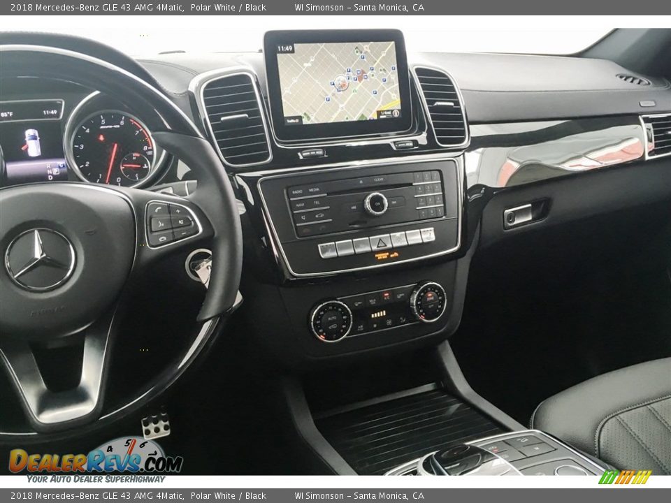 2018 Mercedes-Benz GLE 43 AMG 4Matic Polar White / Black Photo #6