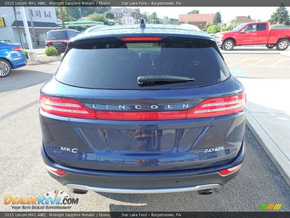 2015 Lincoln MKC AWD Midnight Sapphire Metallic / Ebony Photo #6