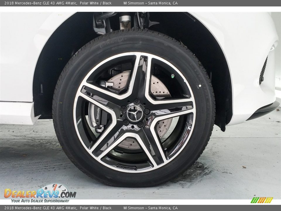 2018 Mercedes-Benz GLE 43 AMG 4Matic Polar White / Black Photo #9