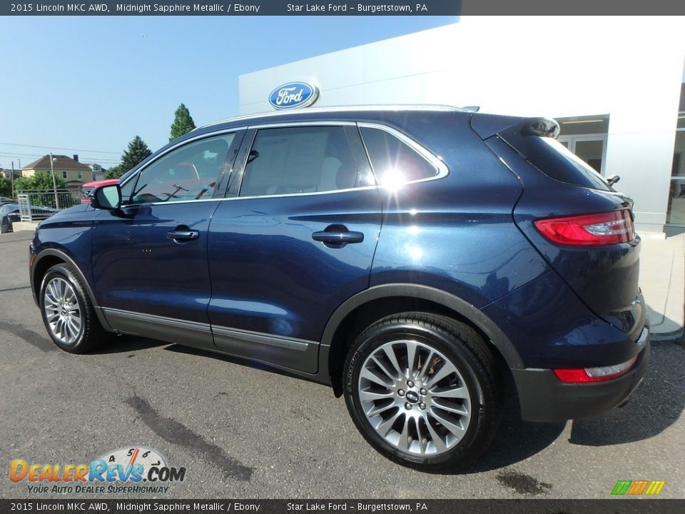 2015 Lincoln MKC AWD Midnight Sapphire Metallic / Ebony Photo #8