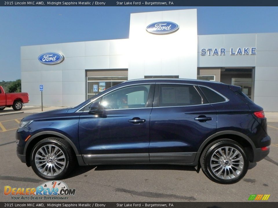 2015 Lincoln MKC AWD Midnight Sapphire Metallic / Ebony Photo #9