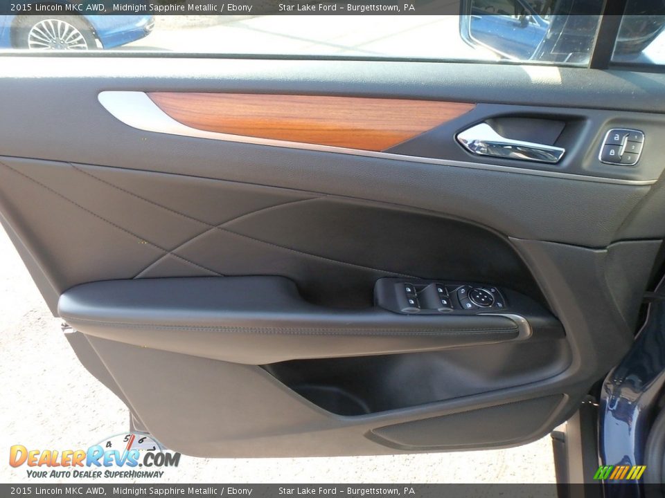 2015 Lincoln MKC AWD Midnight Sapphire Metallic / Ebony Photo #13