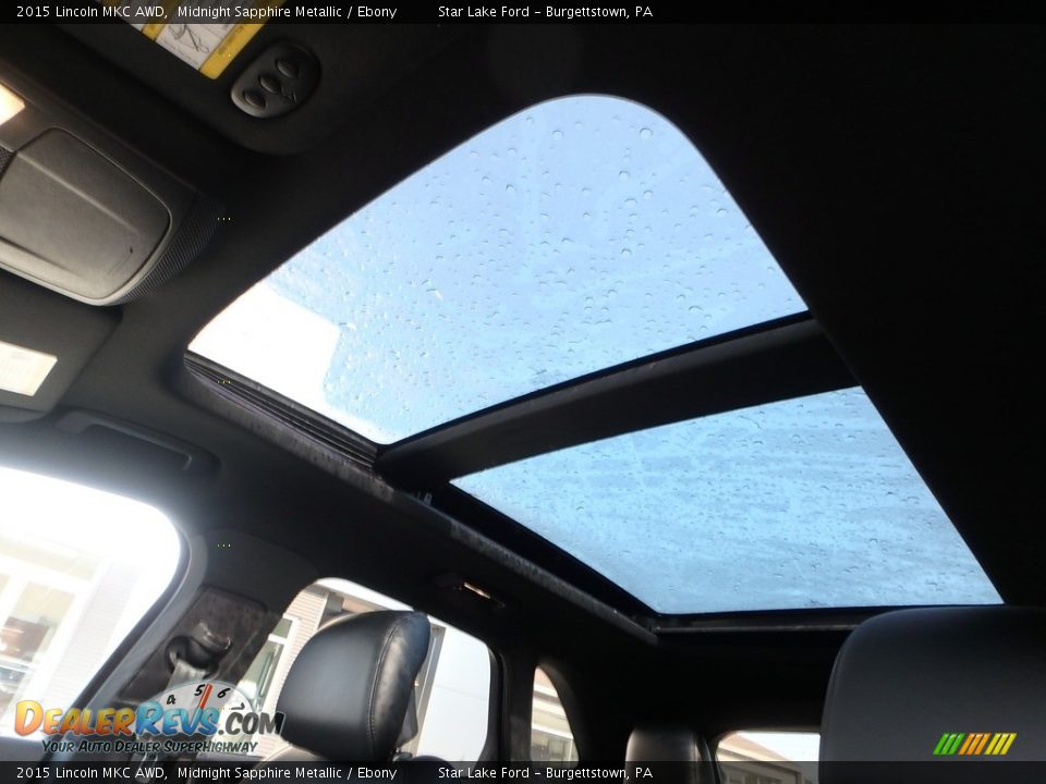 2015 Lincoln MKC AWD Midnight Sapphire Metallic / Ebony Photo #15