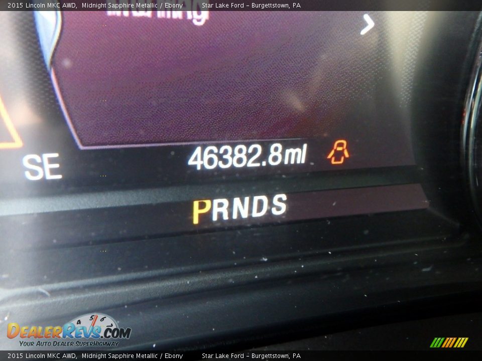 2015 Lincoln MKC AWD Midnight Sapphire Metallic / Ebony Photo #16