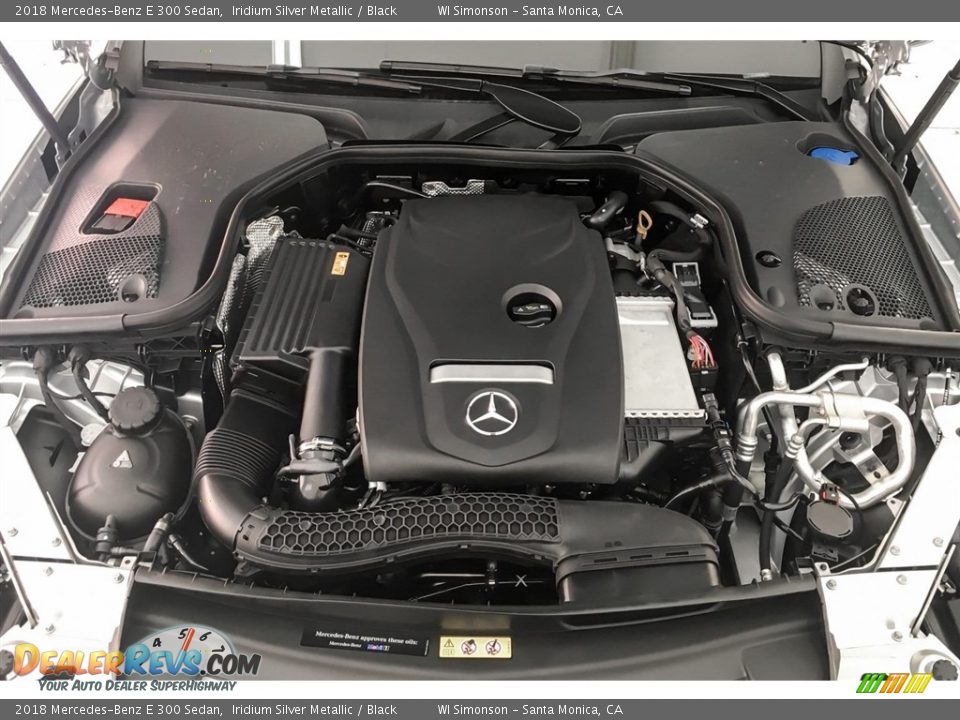 2018 Mercedes-Benz E 300 Sedan Iridium Silver Metallic / Black Photo #8