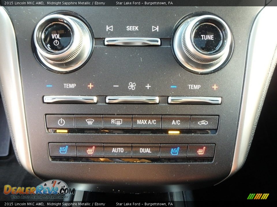 2015 Lincoln MKC AWD Midnight Sapphire Metallic / Ebony Photo #19