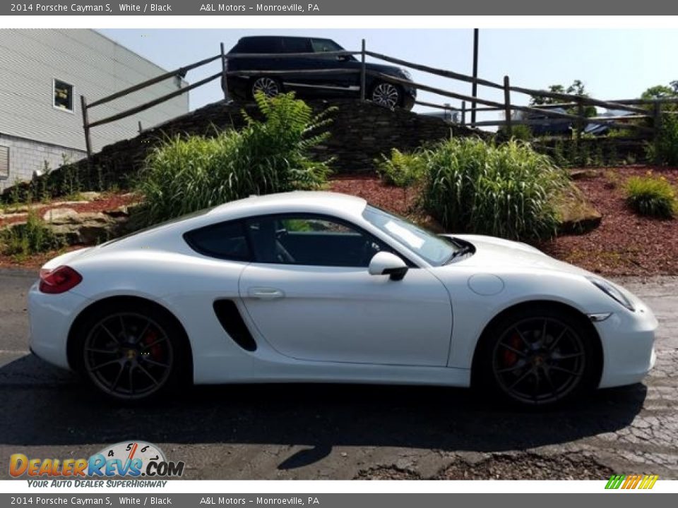 2014 Porsche Cayman S White / Black Photo #4
