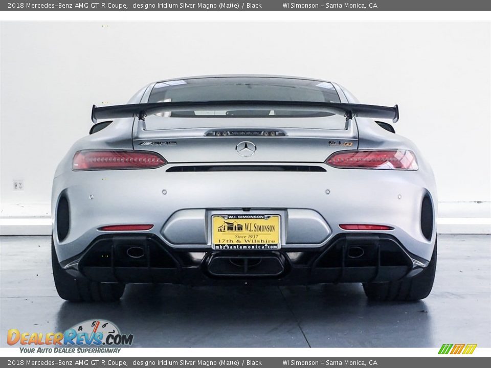 2018 Mercedes-Benz AMG GT R Coupe designo Iridium Silver Magno (Matte) / Black Photo #3