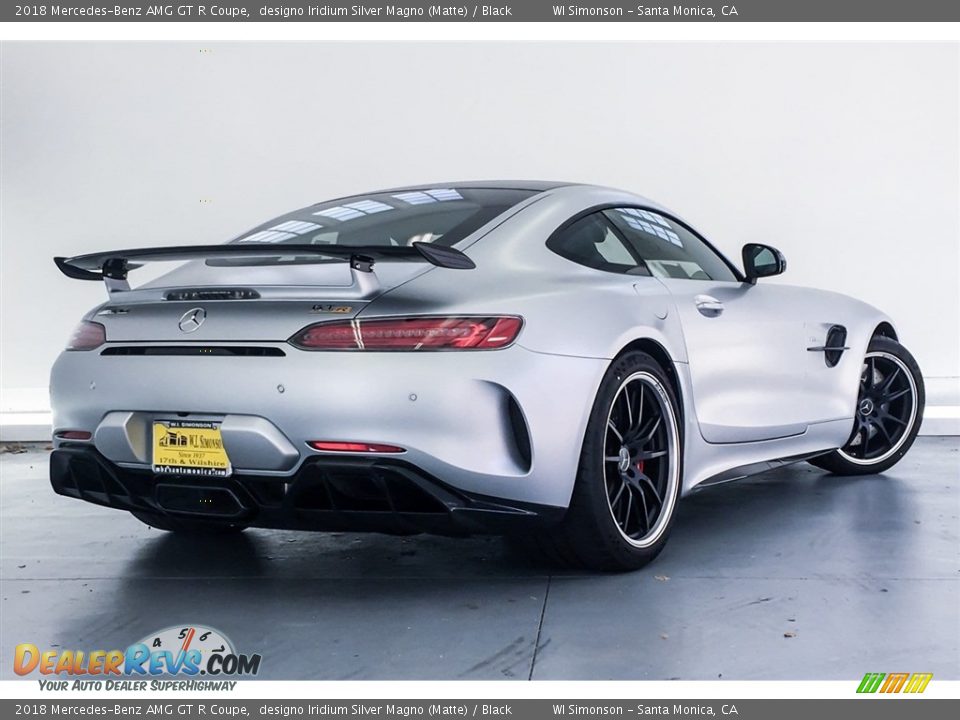 2018 Mercedes-Benz AMG GT R Coupe designo Iridium Silver Magno (Matte) / Black Photo #15