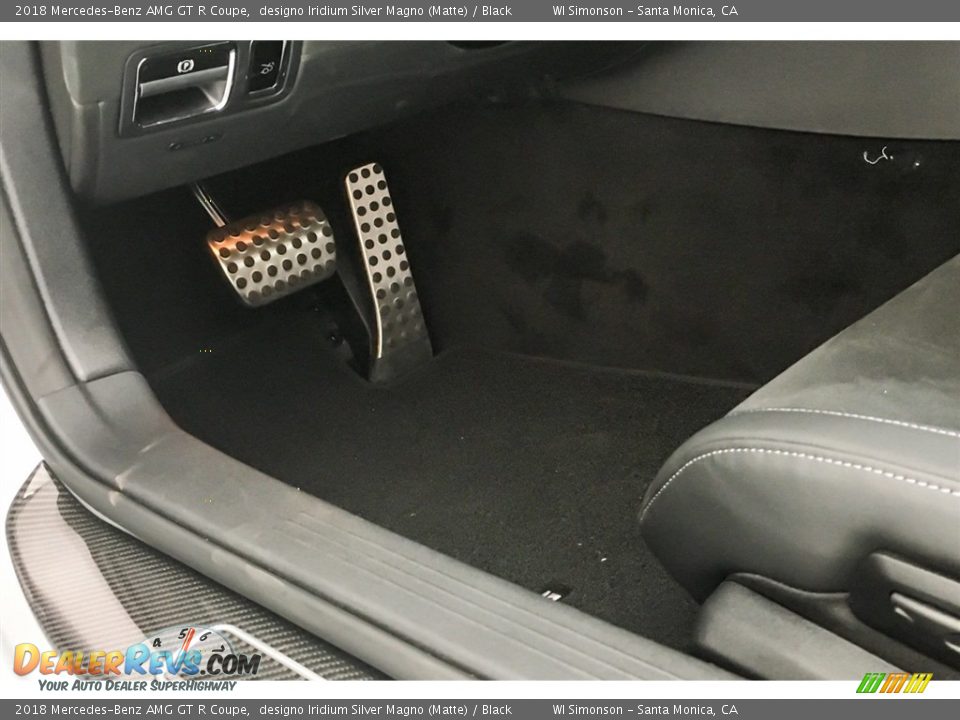 2018 Mercedes-Benz AMG GT R Coupe designo Iridium Silver Magno (Matte) / Black Photo #19