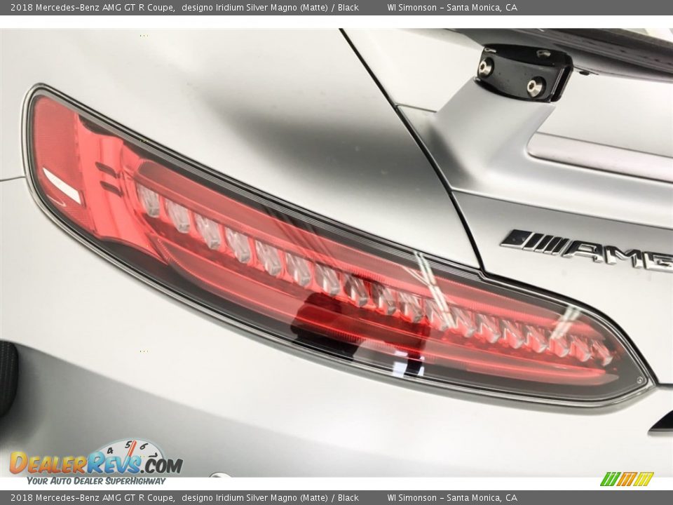 2018 Mercedes-Benz AMG GT R Coupe designo Iridium Silver Magno (Matte) / Black Photo #22