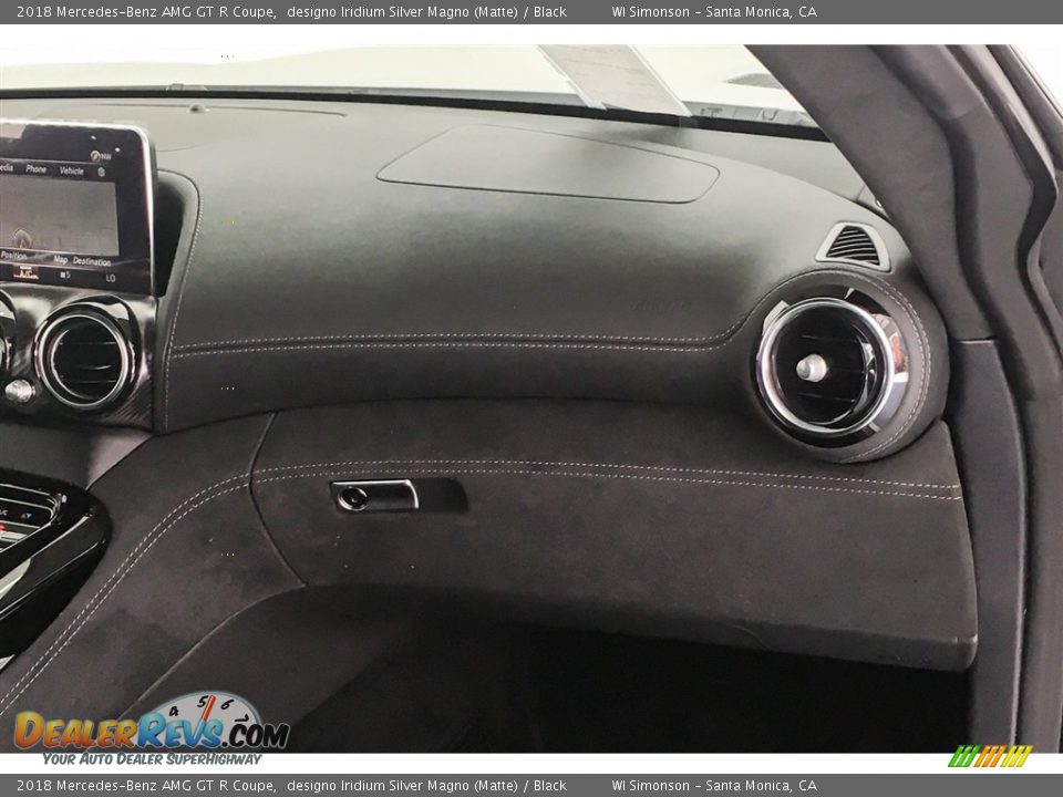 2018 Mercedes-Benz AMG GT R Coupe designo Iridium Silver Magno (Matte) / Black Photo #24