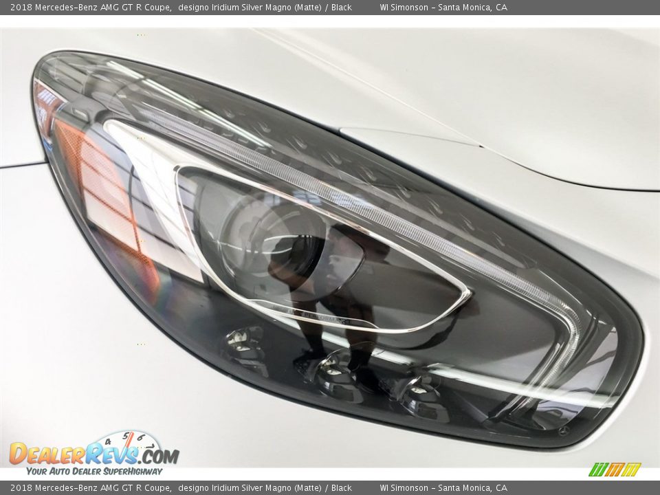 2018 Mercedes-Benz AMG GT R Coupe designo Iridium Silver Magno (Matte) / Black Photo #28