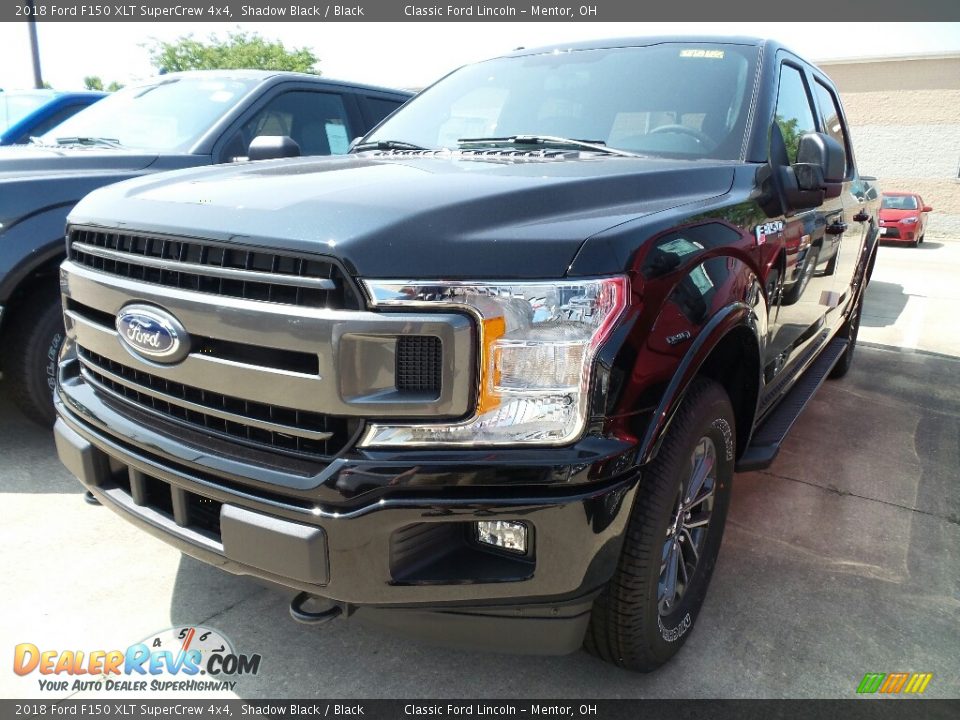 2018 Ford F150 XLT SuperCrew 4x4 Shadow Black / Black Photo #1