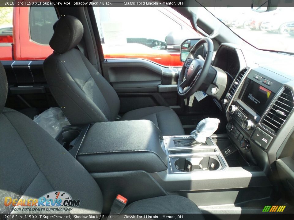 2018 Ford F150 XLT SuperCrew 4x4 Shadow Black / Black Photo #4