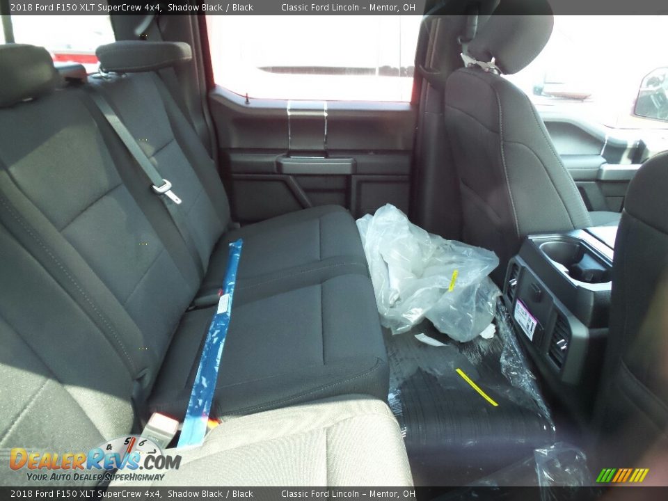 2018 Ford F150 XLT SuperCrew 4x4 Shadow Black / Black Photo #5