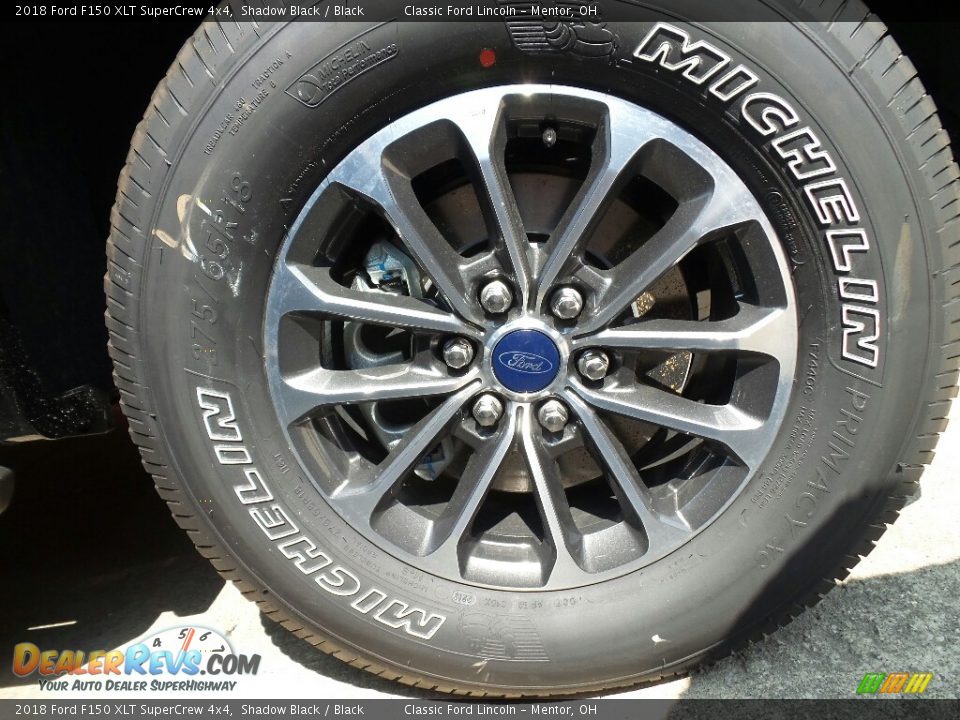 2018 Ford F150 XLT SuperCrew 4x4 Shadow Black / Black Photo #6