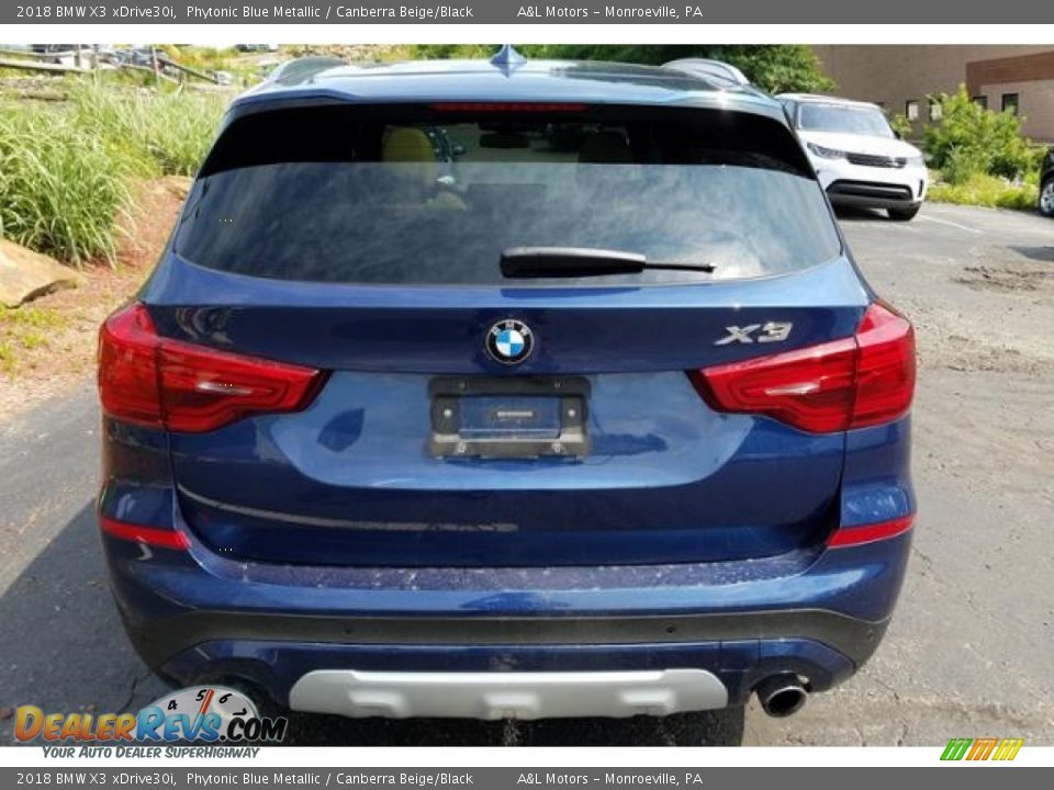 2018 BMW X3 xDrive30i Phytonic Blue Metallic / Canberra Beige/Black Photo #7