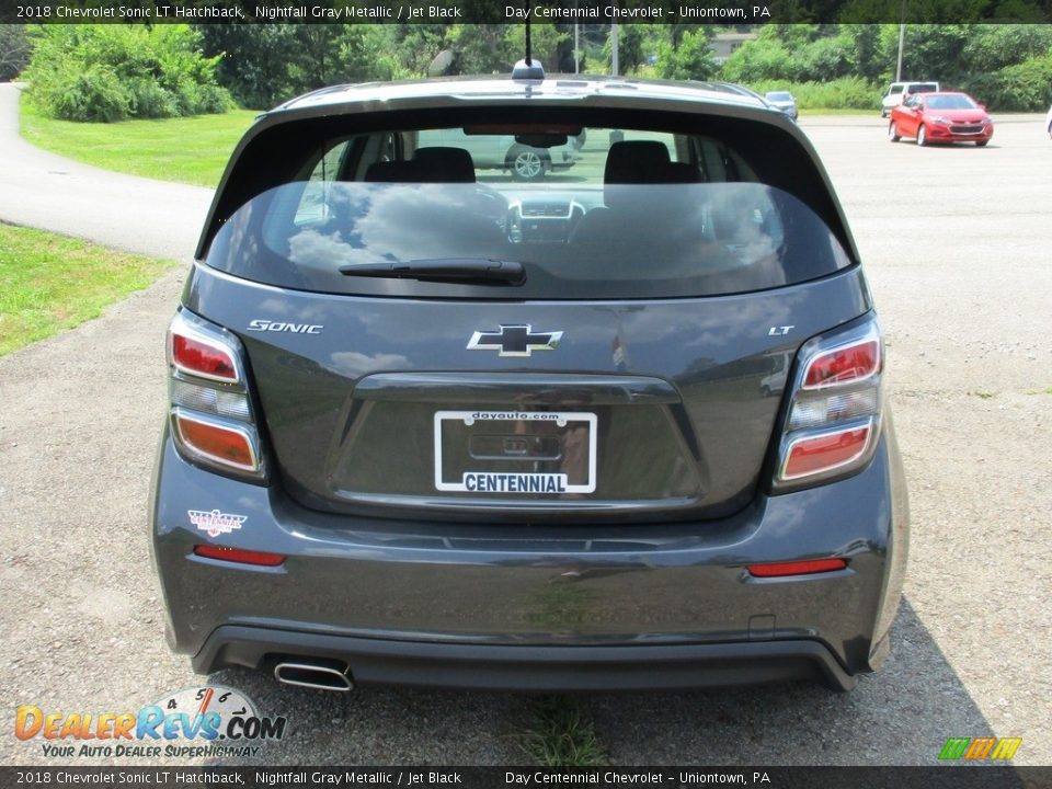 2018 Chevrolet Sonic LT Hatchback Nightfall Gray Metallic / Jet Black Photo #3