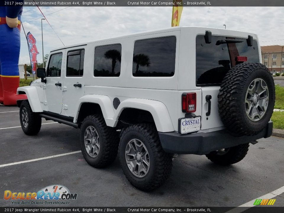 2017 Jeep Wrangler Unlimited Rubicon 4x4 Bright White / Black Photo #3
