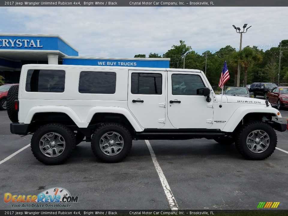 2017 Jeep Wrangler Unlimited Rubicon 4x4 Bright White / Black Photo #6