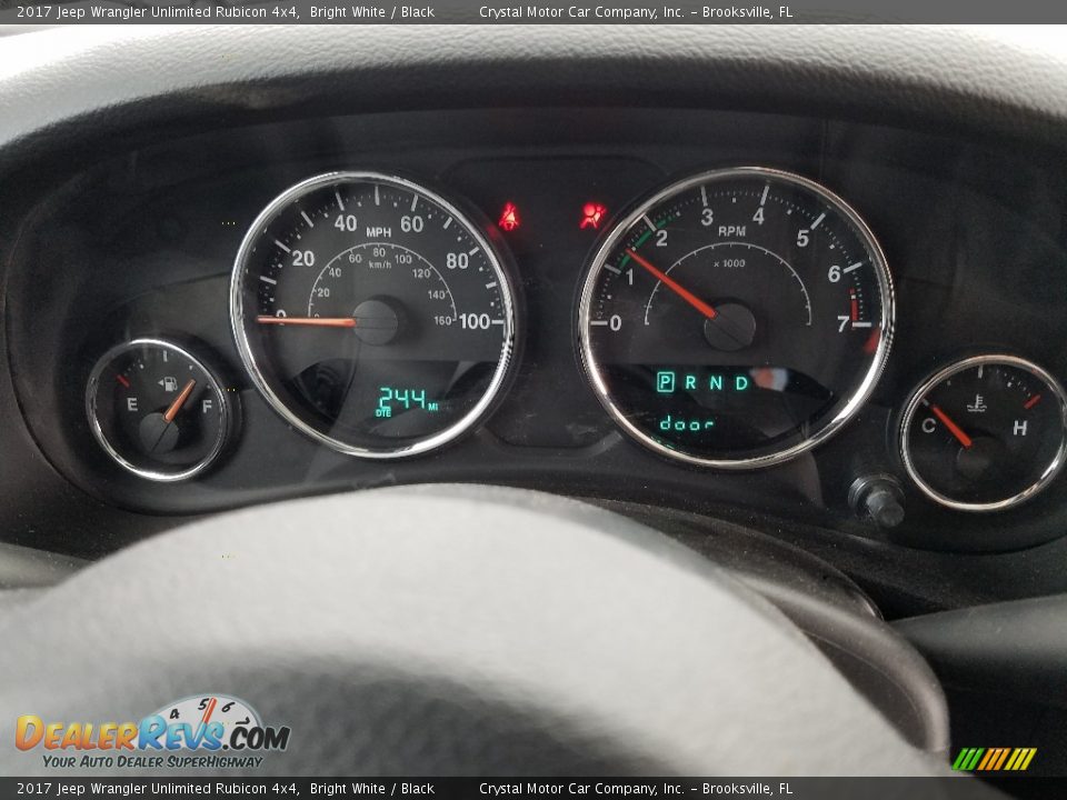 2017 Jeep Wrangler Unlimited Rubicon 4x4 Bright White / Black Photo #15