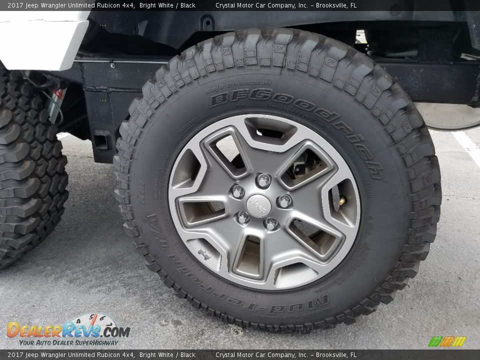 2017 Jeep Wrangler Unlimited Rubicon 4x4 Bright White / Black Photo #20