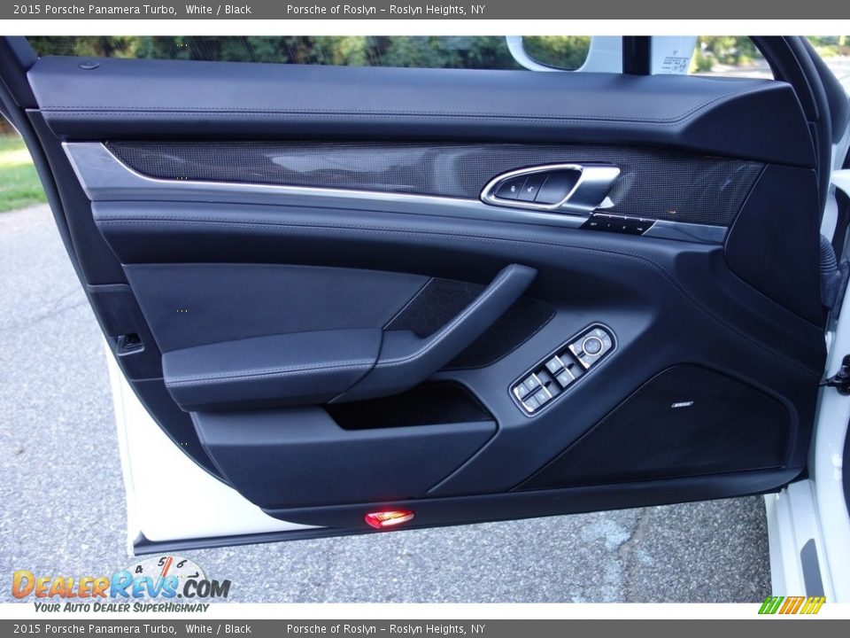 2015 Porsche Panamera Turbo White / Black Photo #11