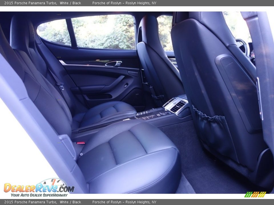 2015 Porsche Panamera Turbo White / Black Photo #18