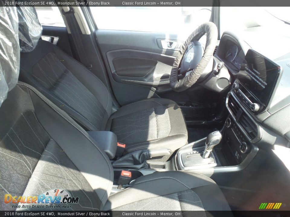 2018 Ford EcoSport SE 4WD Moondust Silver / Ebony Black Photo #4