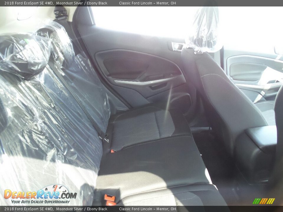 2018 Ford EcoSport SE 4WD Moondust Silver / Ebony Black Photo #5