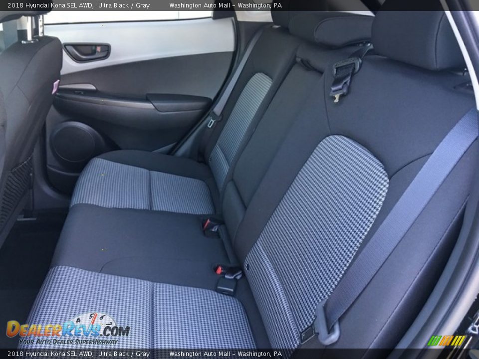 2018 Hyundai Kona SEL AWD Ultra Black / Gray Photo #24