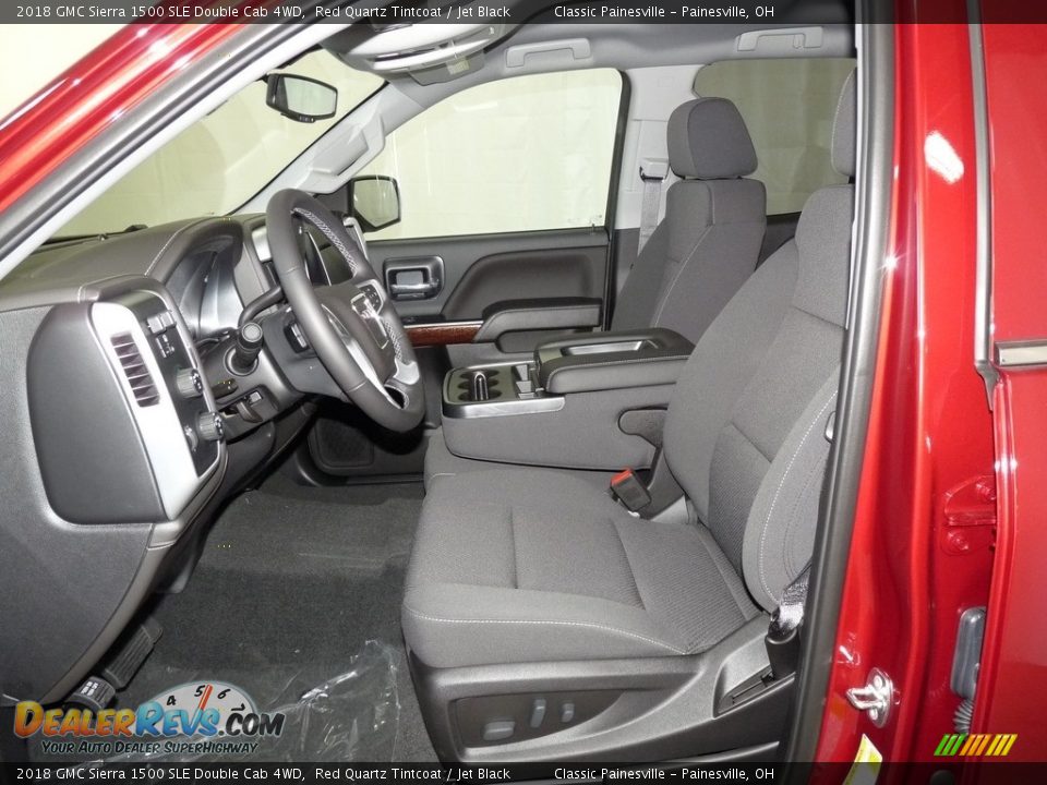 2018 GMC Sierra 1500 SLE Double Cab 4WD Red Quartz Tintcoat / Jet Black Photo #6