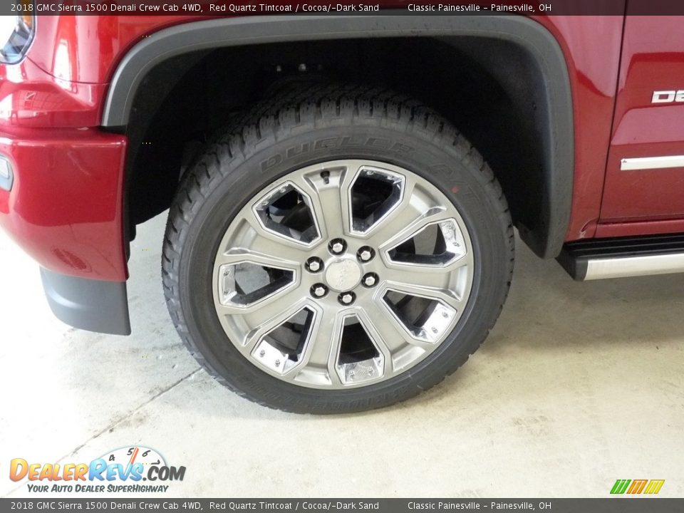 2018 GMC Sierra 1500 Denali Crew Cab 4WD Red Quartz Tintcoat / Cocoa/­Dark Sand Photo #5