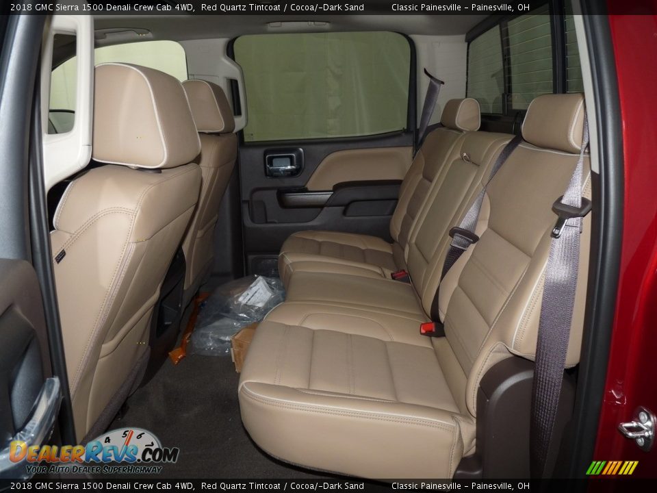 2018 GMC Sierra 1500 Denali Crew Cab 4WD Red Quartz Tintcoat / Cocoa/­Dark Sand Photo #8