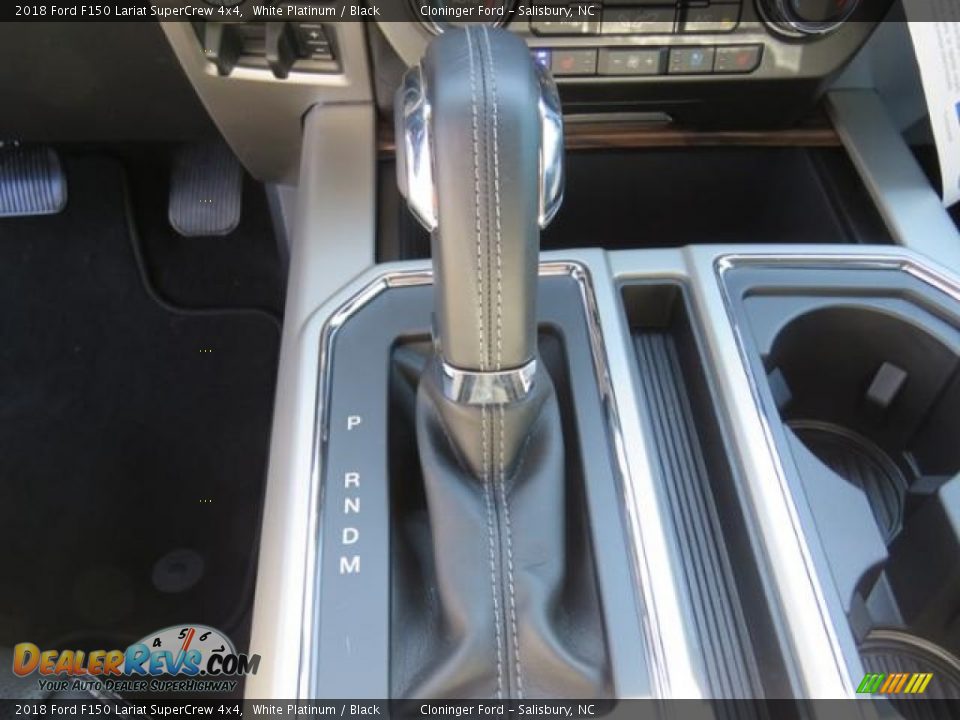2018 Ford F150 Lariat SuperCrew 4x4 White Platinum / Black Photo #15