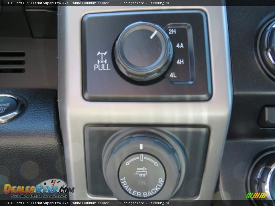 2018 Ford F150 Lariat SuperCrew 4x4 White Platinum / Black Photo #16